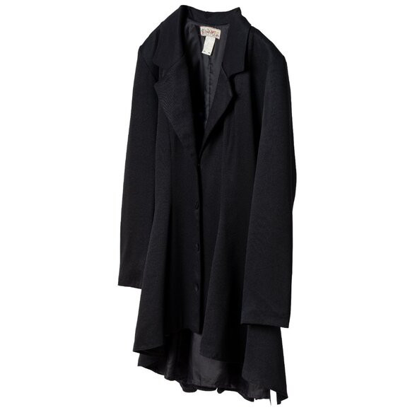 Ragazzo (Italy) Twill Wide Notch Lapel Swagger Coat - Picture 6 of 10